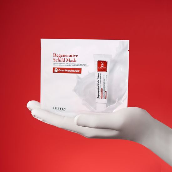 Ertin Regenerative Silk Mask - K-Beauty skincare sheet mask for hydration and rejuvenation.