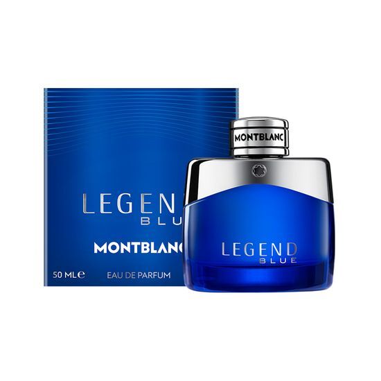 Montblanc Legend Blue EDP 50ml fragrance bottle, elegantly designed for a luxurious scent experience in personal care.
