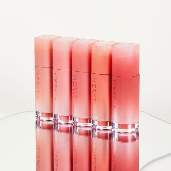 Alt text: Merry Soad Real Tattoo Velvet Tint in Sweat Pink - 5 shades, showcasing a vibrant pink tint with a smooth velvet finish, perfect for long-lasting color.