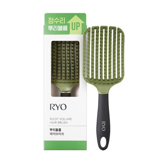Ryo Root Zen Volume Hair Brush designed for enhancing volume and styling, perfect for K-Beauty enthusiasts.