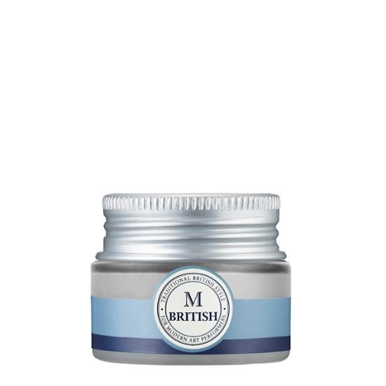 British M Urban Matte Clay 20g for men's styling, featuring a sleek container and matte finish, ideal for achieving a textured look.