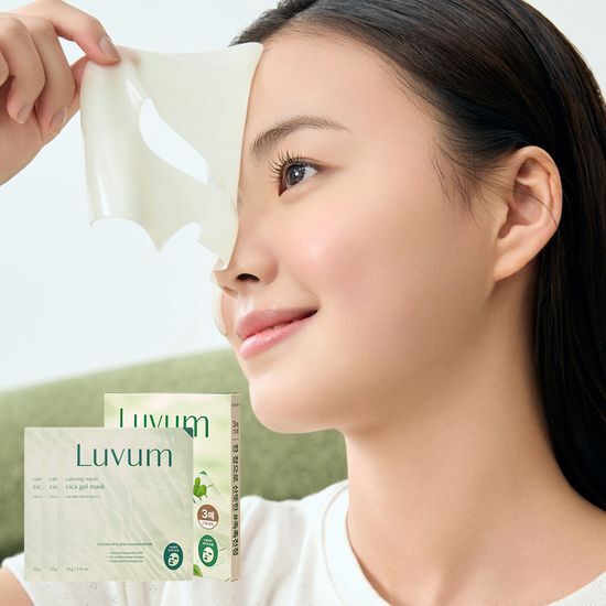 Rubium Calming Repair Childish Gel Mask - 3 sheets of soothing skincare for kids, featuring K-Beauty ingredients for gentle hydration and repair.