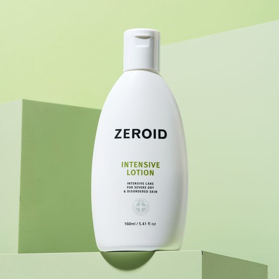 Zeroid Intensive Lotion 160ml - K-Beauty skincare moisturizer for intense hydration and skin care.