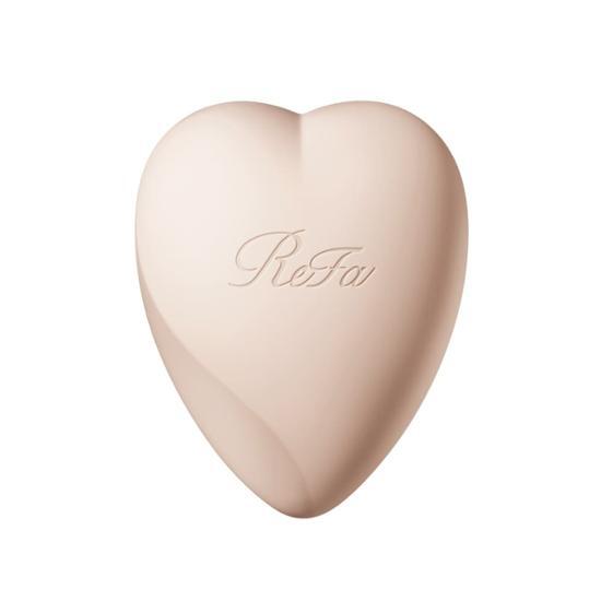 ReFa Heart Brush for Scalp in Matte Mocha, a beauty tool designed for personal care and hair treatment.