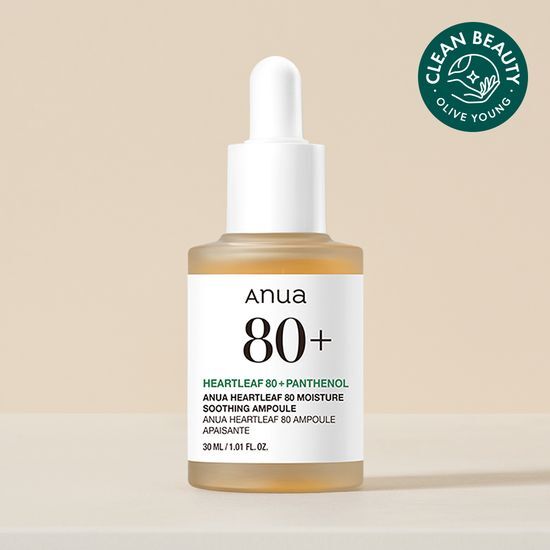 Alt text: Anua Tea Tree 80 Hydrating Soothing Ampoule 30ml - K-Beauty skincare serum for hydration and soothing, ideal for personal care and cosmetics.