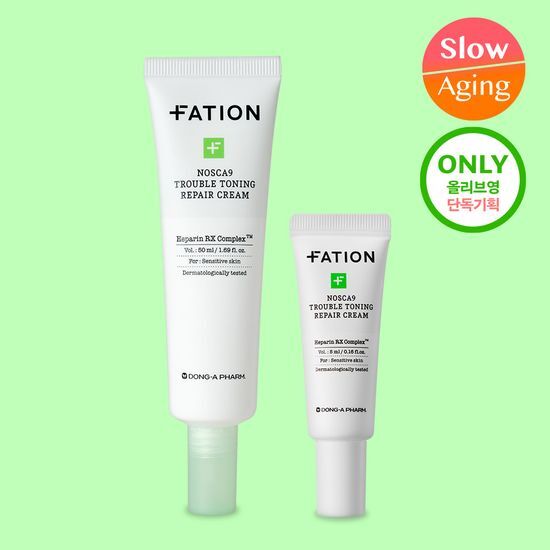 Partyon Noskanine Trouble Spot Repair Cream 50ml with bonus 5ml, K-Beauty skincare moisturizer for targeted treatment.