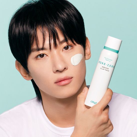 Objé Pore Zero Mousse Clay Pack 100ml - K-Beauty skincare mask for deep pore cleansing and revitalizing skin.