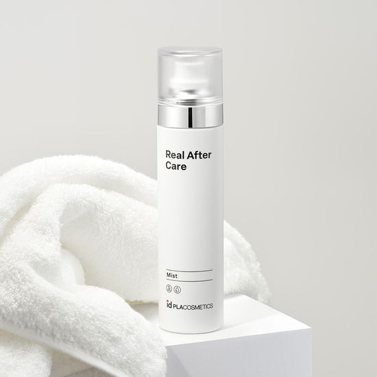 Alt text: ID Placosmetic Real Aftercare Mist 120ml - K-Beauty skincare moisturizer for enhanced hydration and soothing care.