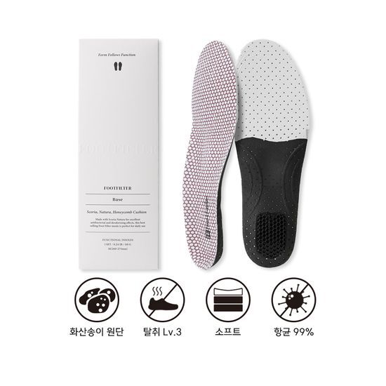 Foot Filter Base Volcanic Pumice Honeycomb Cushion Insole for men, available in four sizes (XS/S/M/L) for enhanced comfort and support in personal care.