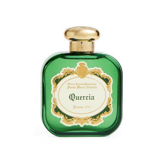 Santa Maria Novella Quercia Eau de Parfum 100ml bottle showcasing a luxurious fragrance in elegant packaging, perfect for personal care and beauty enthusiasts.