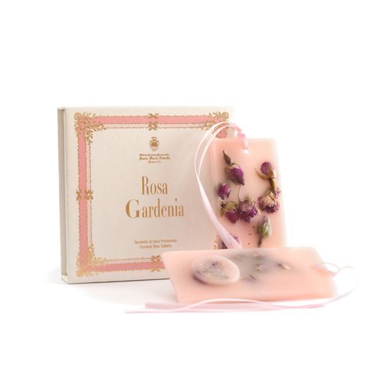 Santa Maria Novella Florence 1221 Wax Tablet in Rosa Gardenia scent, 30g*2, a luxurious fragrance for personal care.