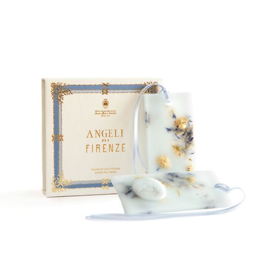 Santa Maria Novella Florence 1221 Wax Tablet featuring the Angel of Florence, 30g*2, a luxurious fragrance for personal care.