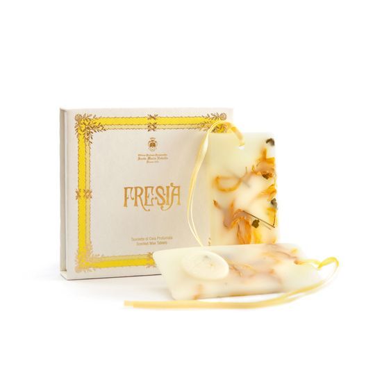 Santa Maria Novella Florence 1221 Wax Tablet Freesia 30g*2 - Elegant fragrance tablets for personal care, featuring a floral freesia scent.