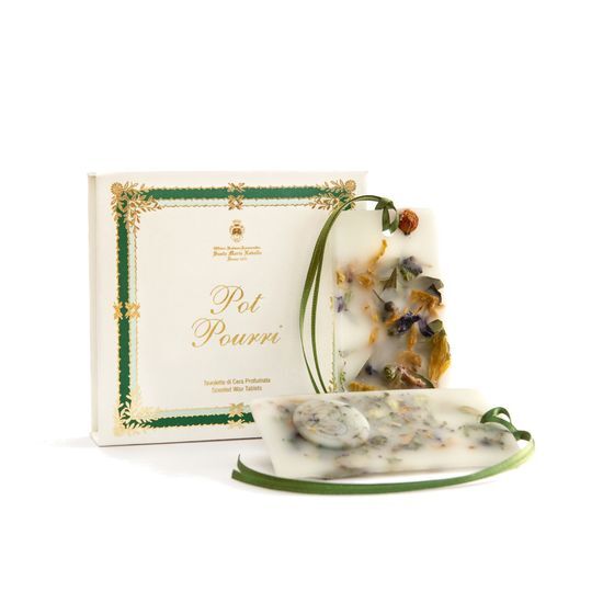Santa Maria Novella Florence 1221 Wax Tablet Potpourri, 30g x 2, elegant fragrance for personal care, K-Beauty inspired.