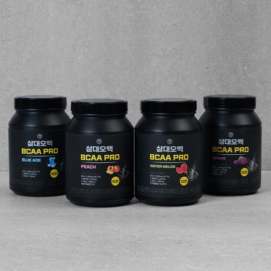 Alt text: Samdae500 BCAA Pro 500g in Watermelon flavor, a man's beauty product, featuring vibrant packaging suitable for K-Beauty enthusiasts.