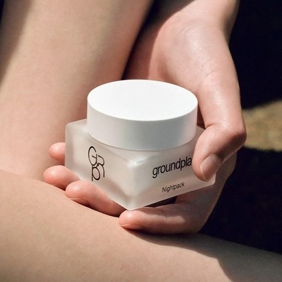 Groundplan Night Pack 45ml - K-Beauty skincare mask for enhanced overnight hydration and rejuvenation.