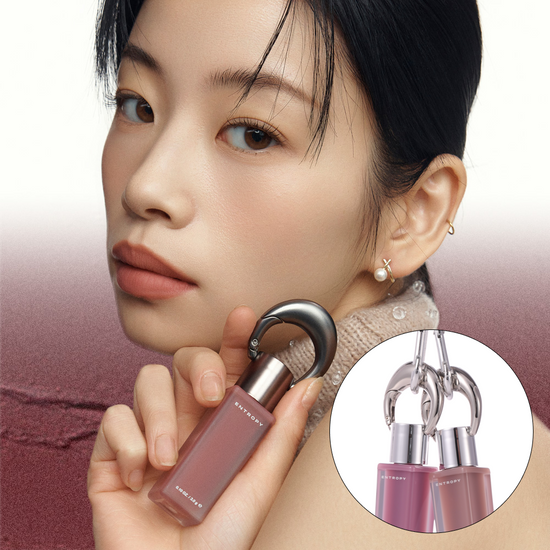 Entropy Makeup Charm Tint in G5 Topaz Gem - Blurry Line Base, available in five variants, showcasing vibrant color and stylish packaging.