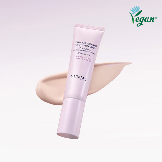Yunjak Skin Perfecting Glow Prep Base 30ml - A skincare product designed to enhance skin radiance and prepare the skin for makeup.