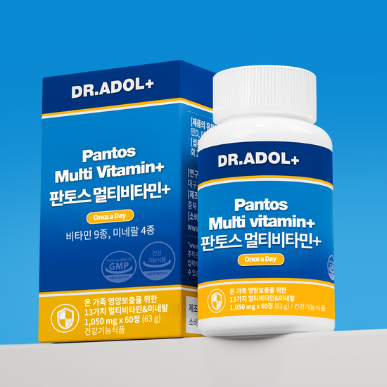Dr. Adol Panto Multi Vitamin+ 60 Tablets - 30-Day Supply for daily nutritional support.