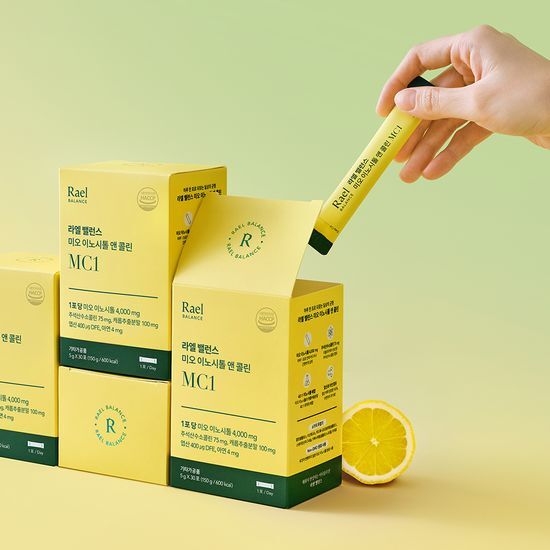 Rael Balance Mio Inositol & Choline 30 Sachets - 30-Day Supply for hormonal balance and wellness.