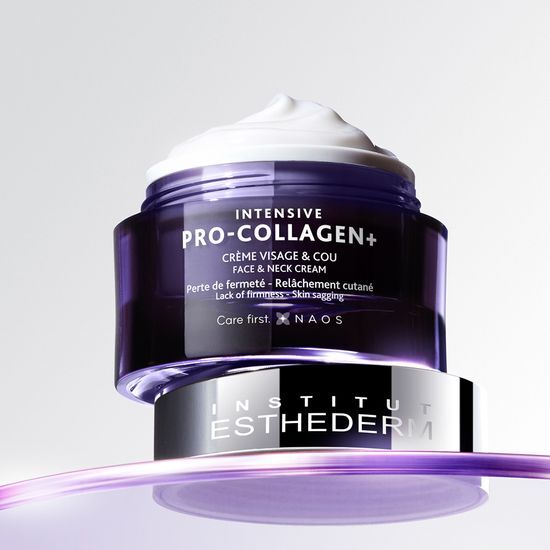 Esthederm Intensive Pro Collagen Cream 50ml - rejuvenating skincare moisturizer for youthful skin, featuring advanced collagen technology.