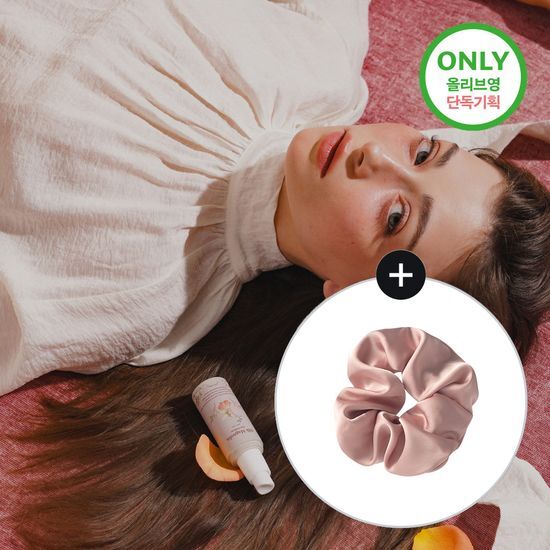 Atelier Pay Silk Magnolia Hair Perfume 30ml special edition with free scrunchie, beautifully packaged for K-Beauty enthusiasts.
