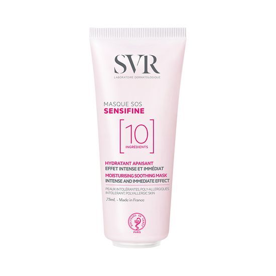 SVR Sensifine SOS Mask 75ml - soothing skincare mask for sensitive skin, part of K-Beauty collection.