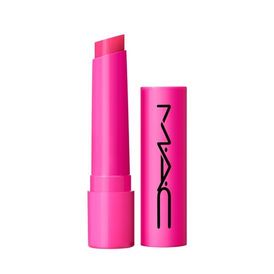 MAC Squirt Plumping Gloss Stick in Violet Beta, 2.3g - vibrant purple lip gloss with plumping effect.