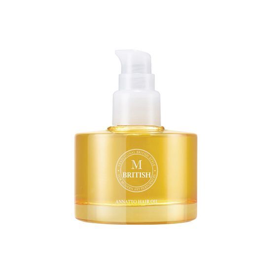 British M Anato Hair Oil 70ml - Men's beauty styling product for healthy hair care.