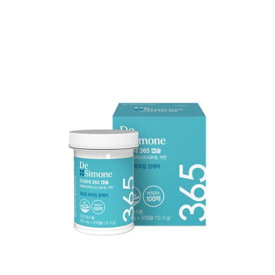 30 capsules of Dshimone 365, a one-month supply dietary supplement, designed for daily health support.