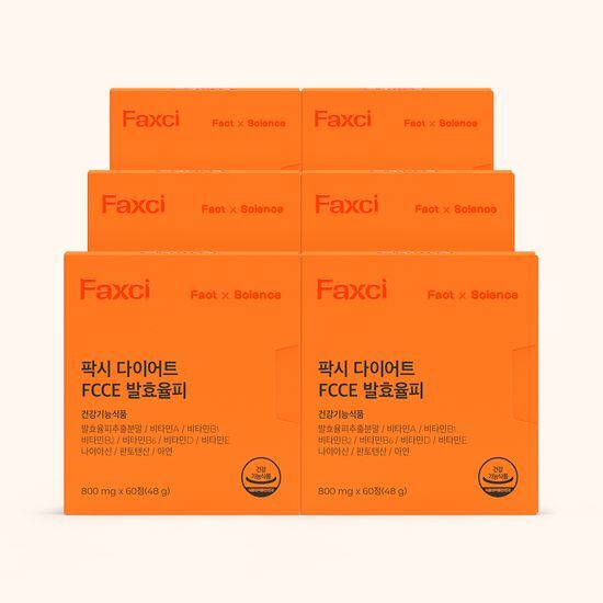 Phytotics Paxi Diet FCCE Fermented Yeast 360 Tablets - 24-week supply in 6 boxes, ideal for dietary support.