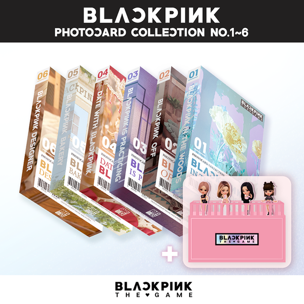 [Set Product] BLACKPINK THE GAME Photocard Collection No.1-6 + Stand by BLACKPINK - Available at allkpopmag. Price: $64.75.