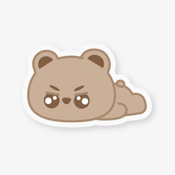[Sparky] Witty Bear Acrylic Clip by SPARKY - Available at allkpopmag. Price: $3.66.