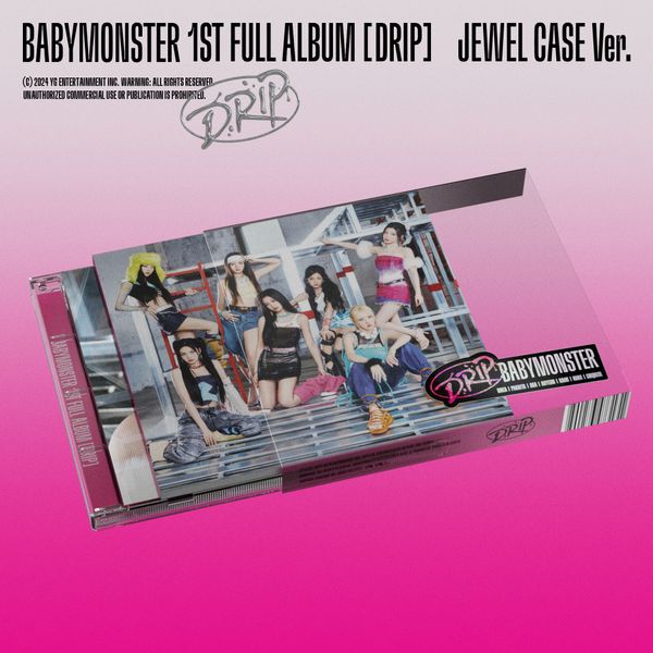 BABYMONSTER - 1st Album [DRIP] (JEWEL CASE Version) by BABYMONSTER - Available at allkpopmag. Price: $13.63.