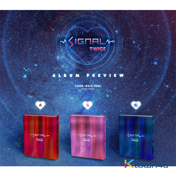 TWICE - Mini Album 4 [SIGNAL] (Random Version) by TWICE - Available at allkpopmag. Price: $11.89.