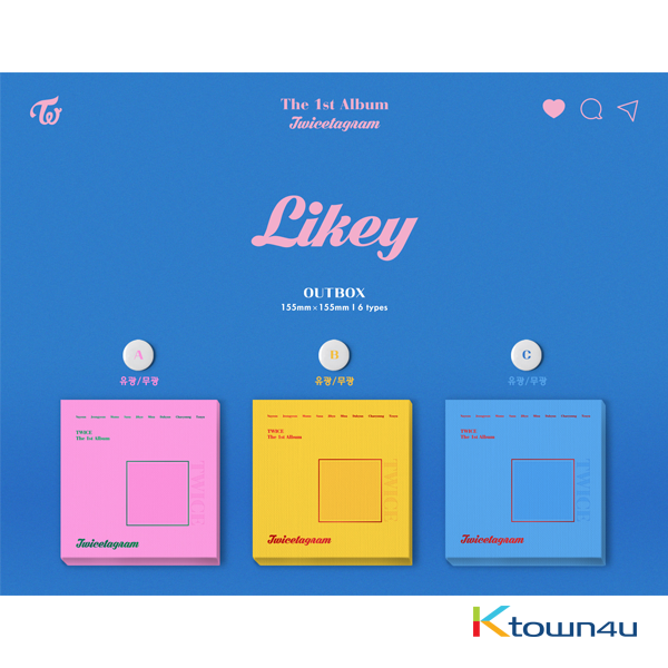 TWICE - 1st Studio Album [twicetagram] (Random Version) by TWICE - Available at allkpopmag. Price: $12.62.