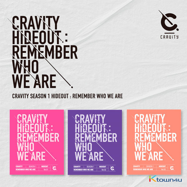 CRAVITY - SEASON1 Album [HIDEOUT: REMEMBER WHO WE ARE] (Random Version) by CRAVITY - Available at allkpopmag. Price: $13.63.