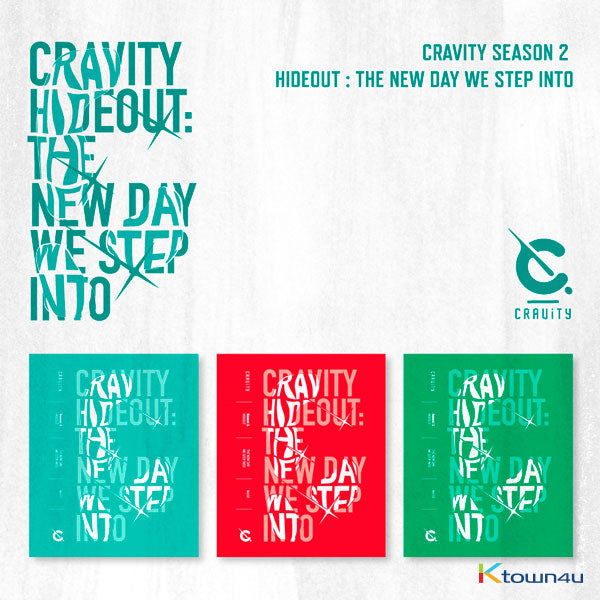 CRAVITY - SEASON2 Album [HIDEOUT: THE NEW DAY WE STEP INTO] Random Version by CRAVITY - Available at allkpopmag. Price: $13.44.