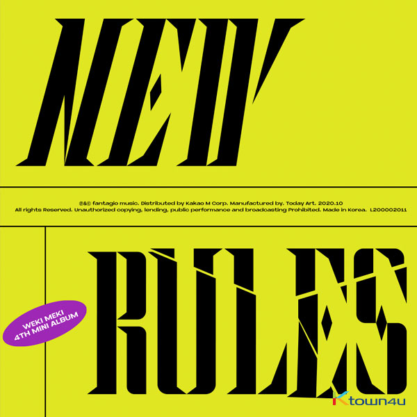 Weki Meki - Mini Album Vol. 4 [NEW RULES] (Take Version) by Weki Meki - Available at allkpopmag. Price: $13.44.