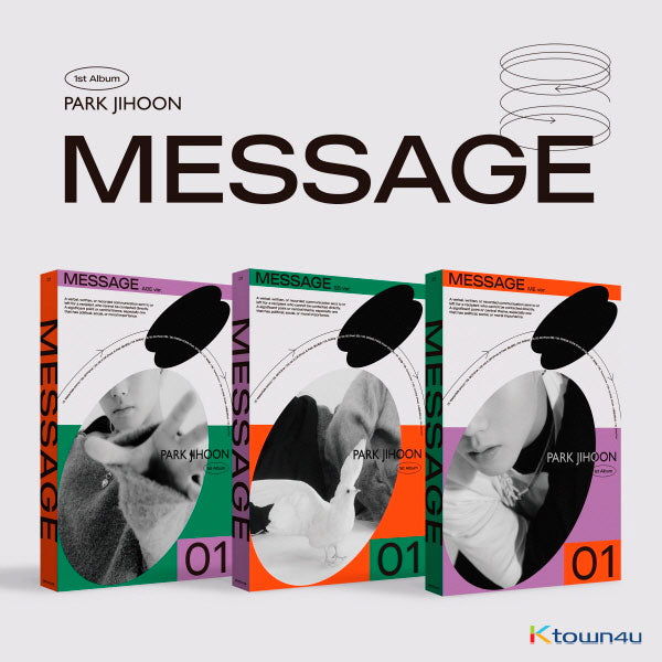 Park Ji-hoon - 1st Regular Album [MESSAGE] (SS Version) (Reissue) by PARK JI HOON - Available at allkpopmag. Price: $18.11.