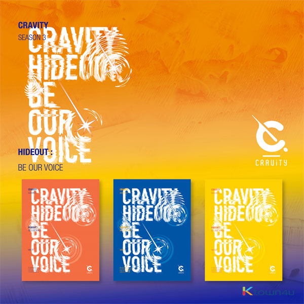CRAVITY - SEASON 3 Album [HIDEOUT: BE OUR VOICE] (Random Version) by CRAVITY - Available at allkpopmag. Price: $14.91.