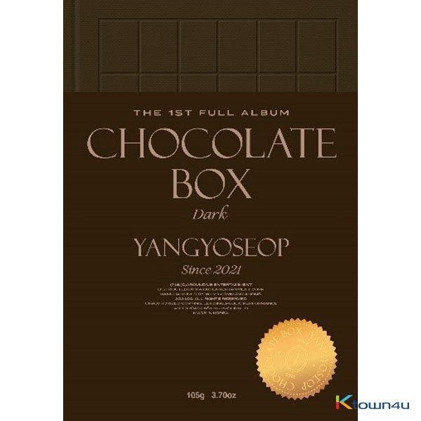 Yang Yoseob - 1st Studio Album [Chocolate Box] (Dark Version) by YANG YOSEOP - Available at allkpopmag. Price: $17.47.