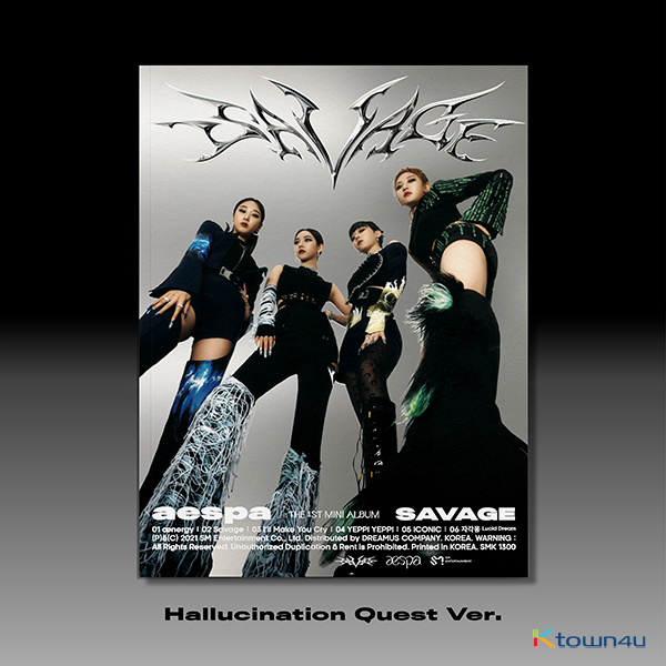 aespa - Mini Album 1 [Savage] (Hallucination Quest Version) by aespa - Available at allkpopmag. Price: $16.28.