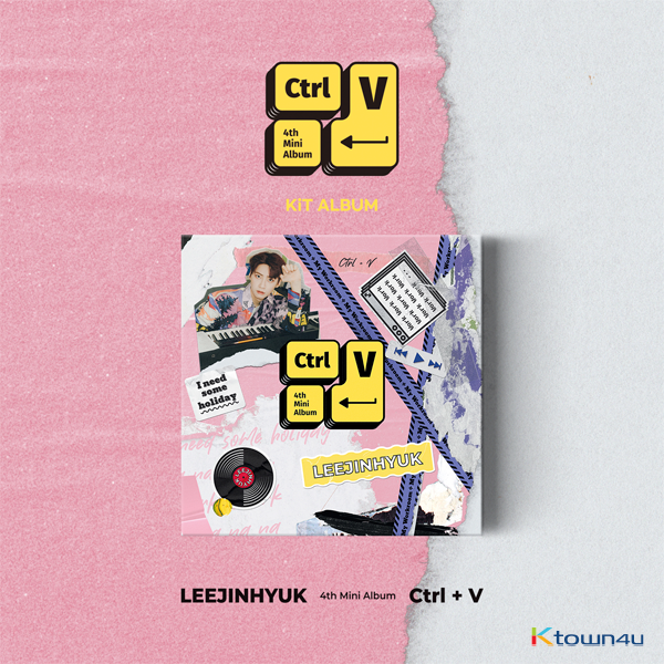 Lee Jin Hyuk - Mini Album Vol. 4 [Ctrl+V] (Kit Album) by Lee Jin Hyuk - Available at allkpopmag. Price: $17.65.