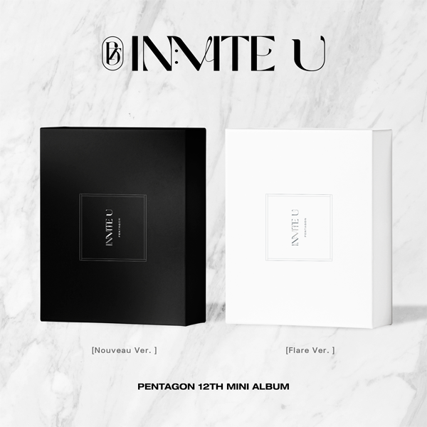 [PENTAGON] Mini Album 12 [IN:VITE U] 2CD Set (Nouveau + Flare) by PENTAGON - Available at allkpopmag. Price: $31.28.