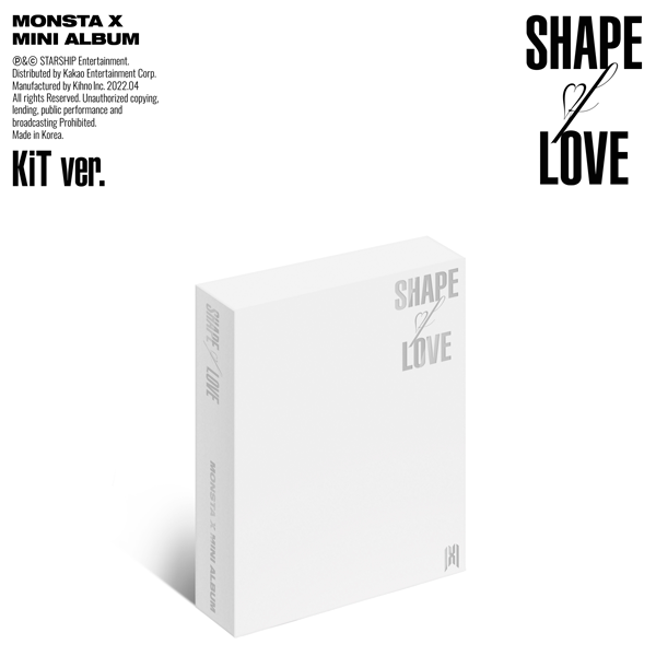 MONSTA X - Mini Album 11 [SHAPE of LOVE] (Kit Album) by MONSTA X - Available at allkpopmag. Price: $19.94.