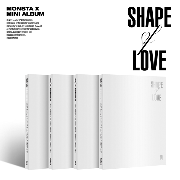 MONSTA X - Mini Album 11 [SHAPE of LOVE] (Everything Version) by MONSTA X - Available at allkpopmag. Price: $14.91.
