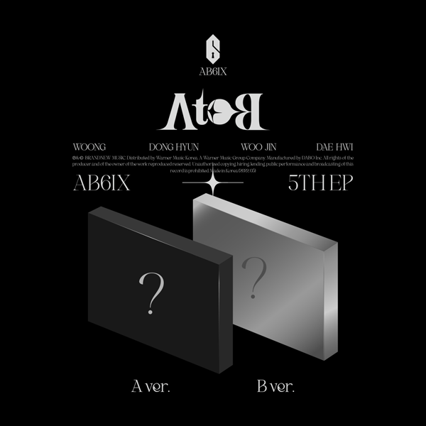 AB6IX - 5th EP [A to B] (A Ver. + B Ver.) [2CD Set] by AB6IX - Available at allkpopmag. Price: $34.02.
