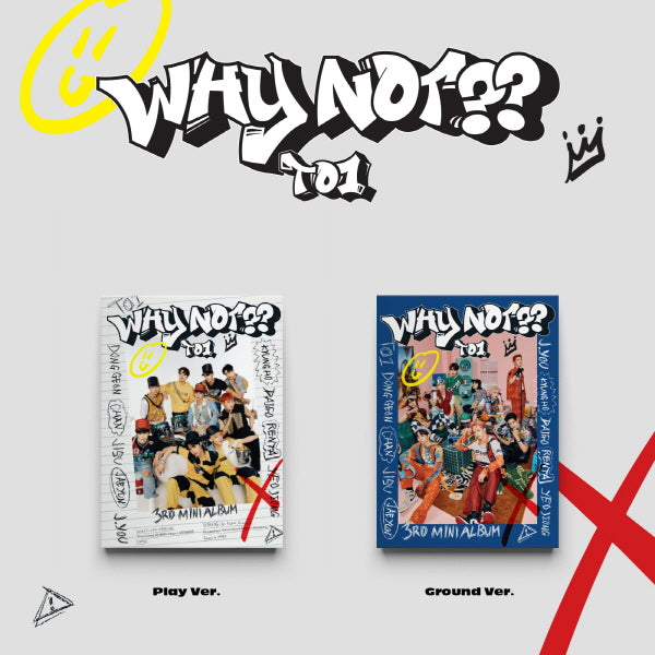 TO1 - Mini Album Vol. 3 [WHY NOT??] (Random Version) by TO1 - Available at allkpopmag. Price: $13.72.