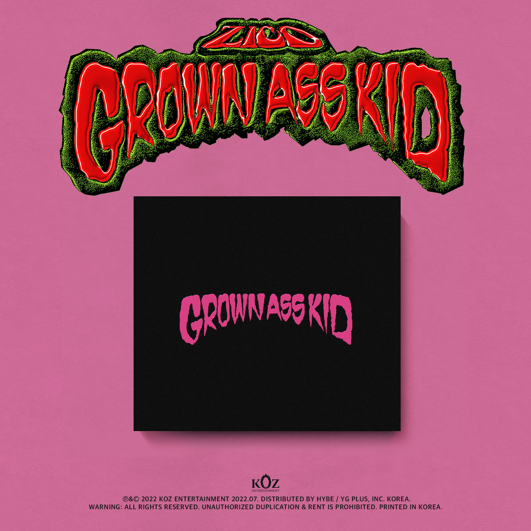 ZICO - Mini Album Vol. 4 [Grown Ass Kid] (Jewel Version) by ZICO - Available at allkpopmag. Price: $8.41.